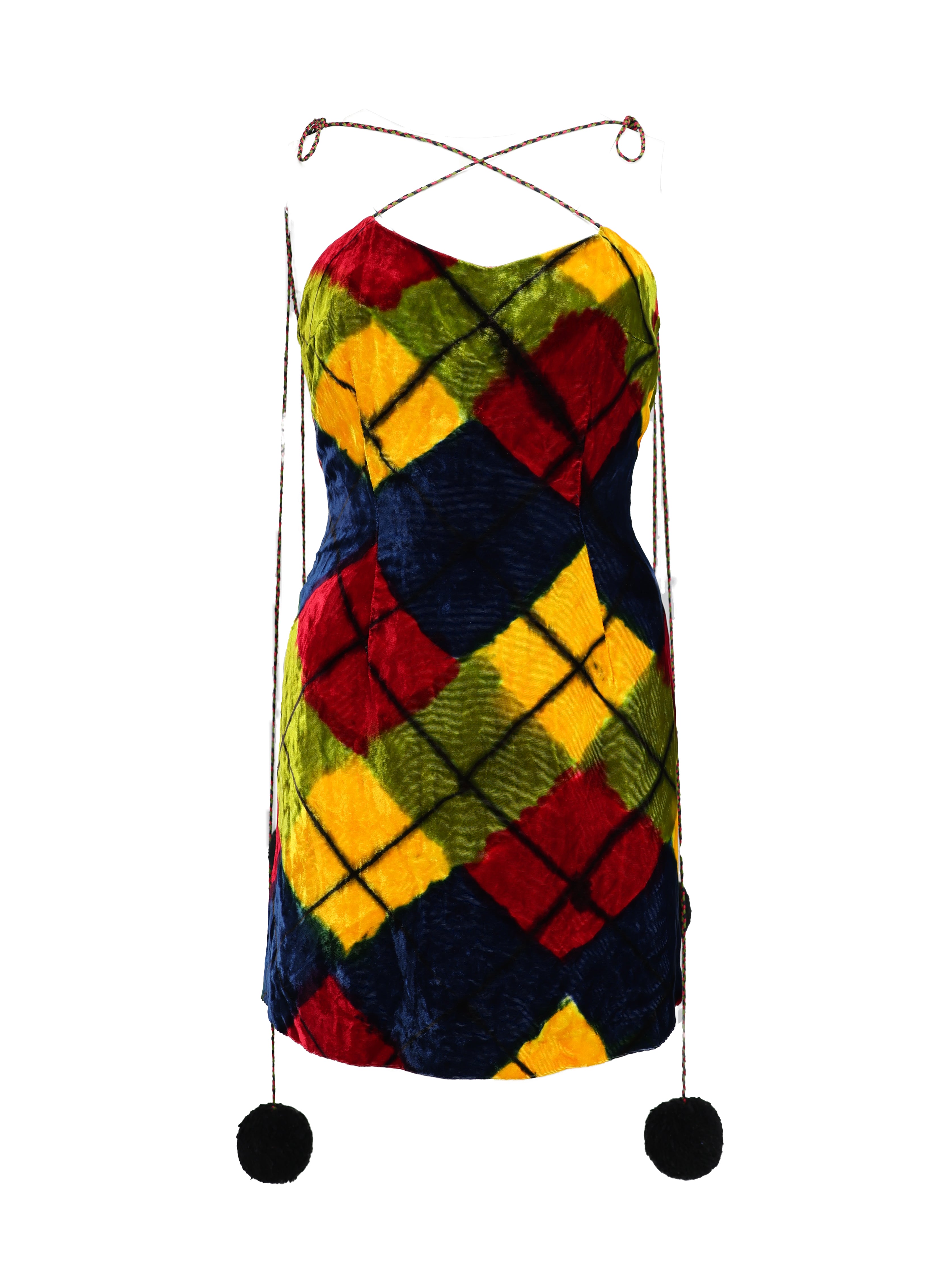 winter kate harlequin dress Harlequin Red and Black Long Sleeve Skater Dress