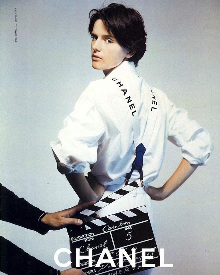 CHANEL SPRING / SUMMER 1997 (97P) WHITE CC SPELLOUT LOGO SUSPENDERS